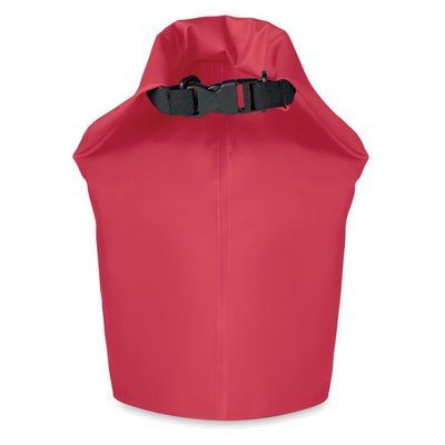 Bolsa estanca impermeable pvc 10 litros - 20,5 (diámetro) x 46.5 cm Rojo