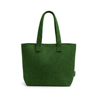 Bolsa de fieltro con asas reforzadas Verde Helecho