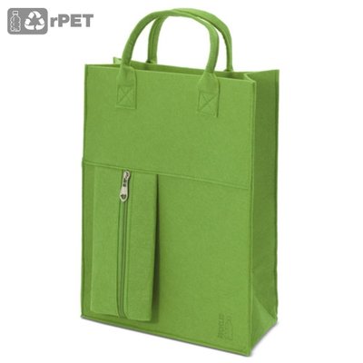 Bolsa Fieltro con Bolsillo de Cremallera