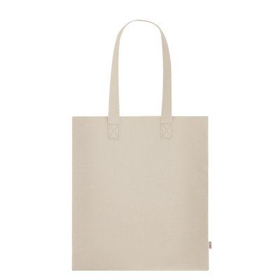 Bolsa de fieltro reciclado hasta 6 Kg. Natu