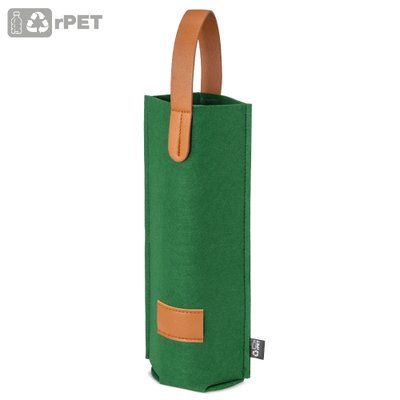 Bolsa de fieltro para vino personalizable