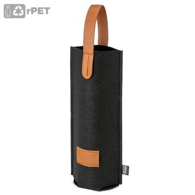 Bolsa de fieltro para vino personalizable