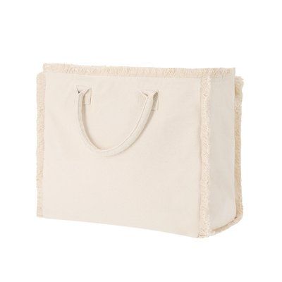 Bolsa con flecos y cremallera