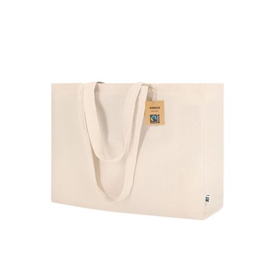 Bolsa con fuelle de algodón Fairtrade 10kg