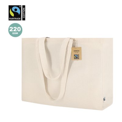 Bolsa con fuelle de algodón Fairtrade 10kg