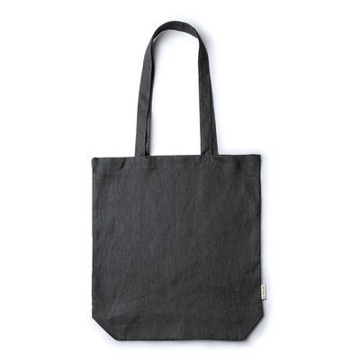 Bolsa con fuelle y asas reforzadas Negro