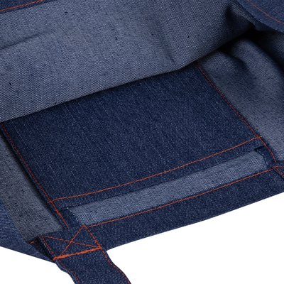 Bolsa grande en denim reciclado 280 gr/m²