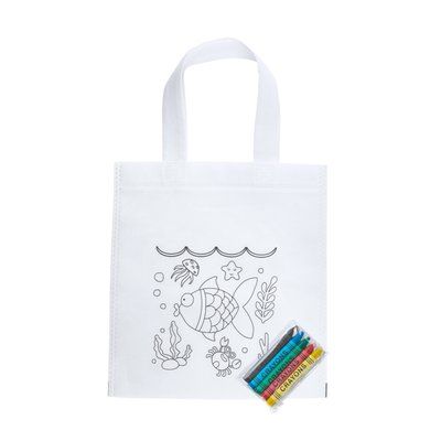Bolsa infantil para colorear Blanco TALLA ÚNICA INFANTIL