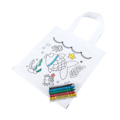 Bolsa infantil para colorear