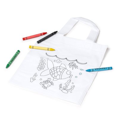 Bolsa infantil para colorear