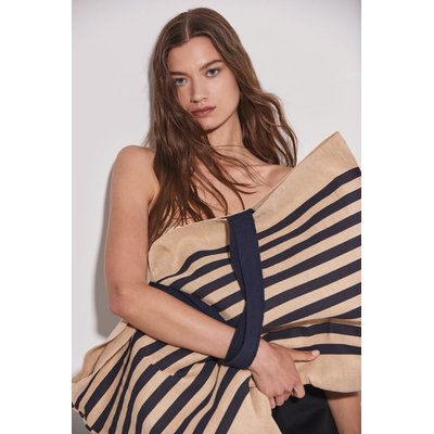 Bolsa de juco a rayas