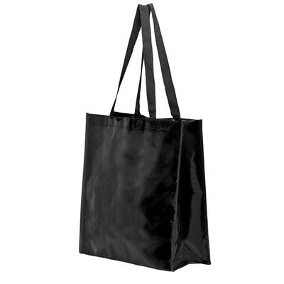 Bolsa laminada brillante 120 g/m² Negro