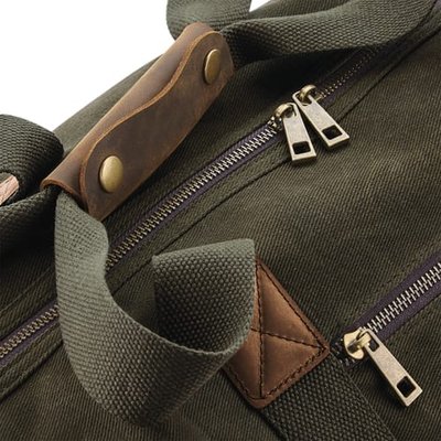 Bolsa de lona de algodón encerada