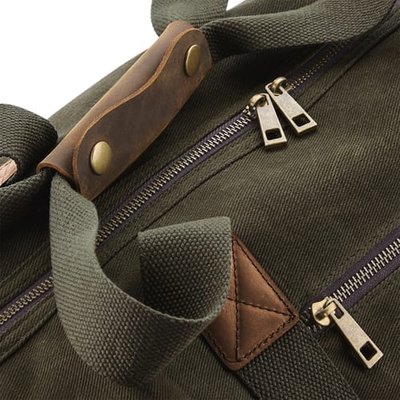 Bolsa de lona de algodón encerada