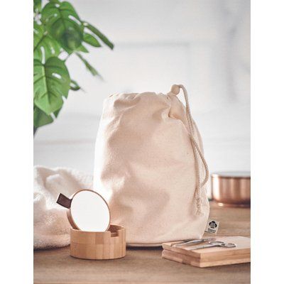 Bolsa Saco Algodón 26x17 con Compartimentos