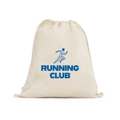 Bolsa mochila de algodón 140 g/m²