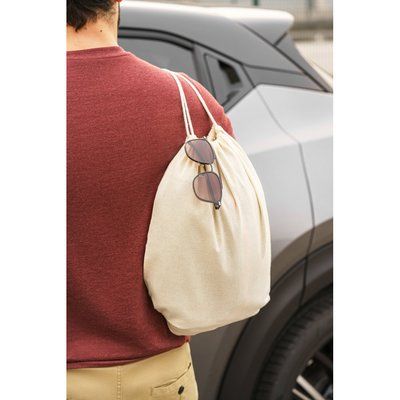 Bolsa mochila de algodón 140 g/m²