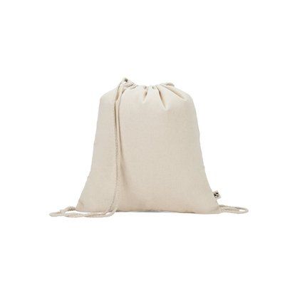 Bolsa mochila algodón reciclado 180 g/m²