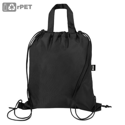 Bolsa mochila con cuerdas y asa