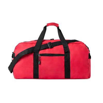 Bolsa multiusos deporte o viaje con bolsillo cremallera Roj