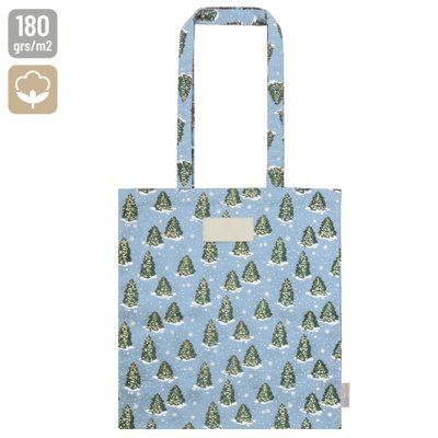 Bolsa navideña de algodón reciclado AZ