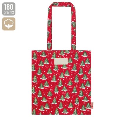 Bolsa navideña de algodón reciclado Ro