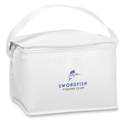 Bolsa nevera 210d para 6 latas Blanco