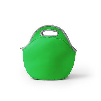Bolsa nevera de neopreno con cremallera Verde Helecho