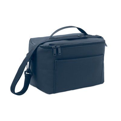 Bolsa nevera PU 5,5L con correa para hombro Azul