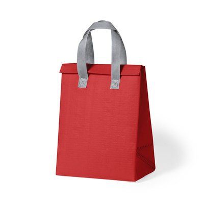 Bolsa Nevera Termosellada con Velcro Roj