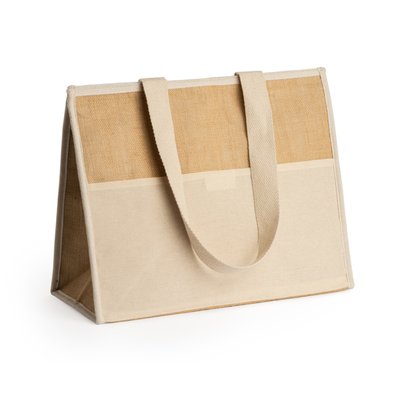 Bolsa nevera de yute laminado
