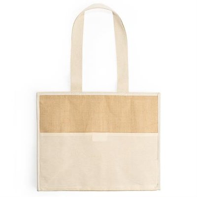 Bolsa nevera de yute laminado