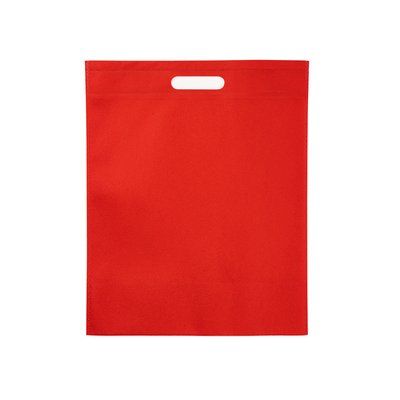 Bolsa non-woven 80 g resistente Rojo Talla Única Adulto