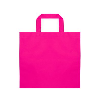 Bolsa non-woven 80g/m² con asas cortas Fucsia
