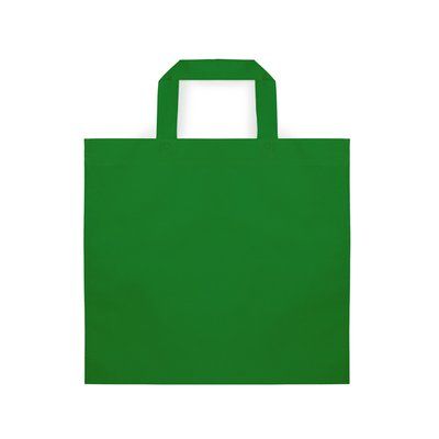 Bolsa non-woven 80g/m² con asas cortas Verde Helecho Talla Única Adulto