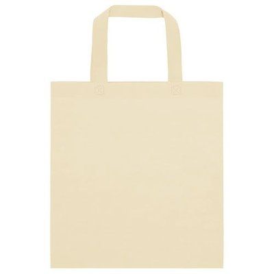 Bolsa Non Woven de Asa Corta Plata