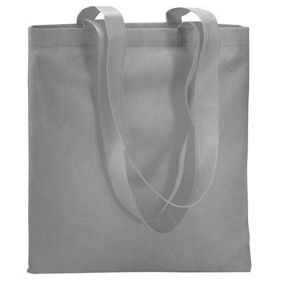 Bolsa non-woven de asas largas Gris