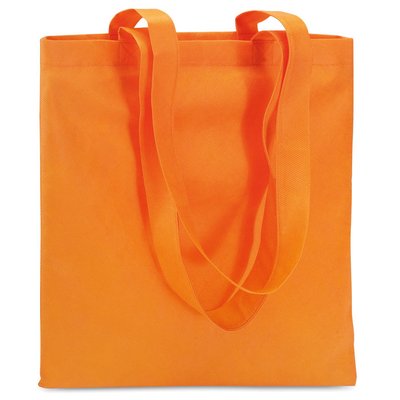 Bolsa non-woven de asas largas Naranja