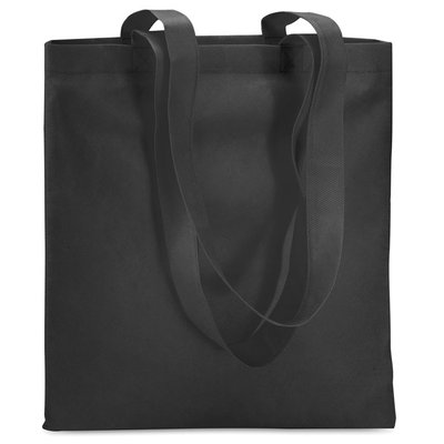Bolsa non-woven de asas largas Negro