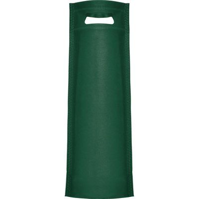 Bolsa non woven para botellas Verde Botella 17x40x10cm