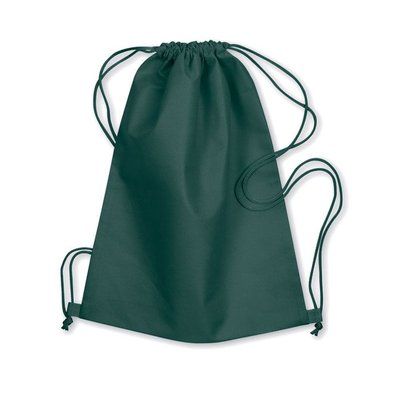 Bolsa non woven cuerdas a juego VERDE OSCURO