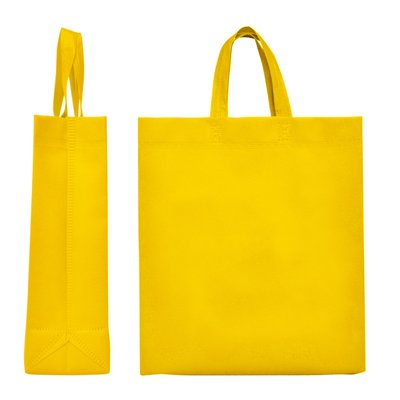 Bolsa non woven con fuelle y asa corta