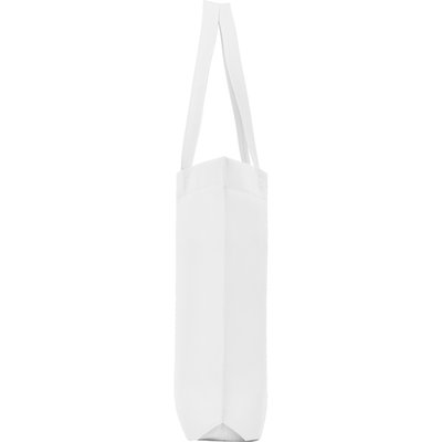 Bolsa non woven con fuelle termosellada
