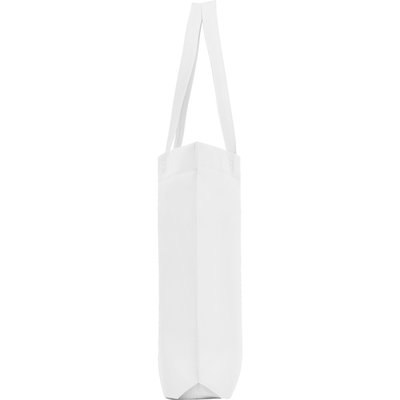 Bolsa non woven con fuelle termosellada