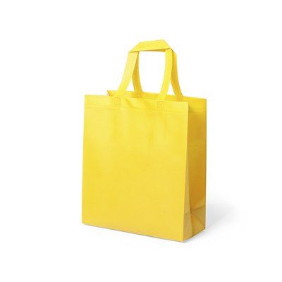 Bolsa non-woven laminado de asas cortas reforzadas Ama