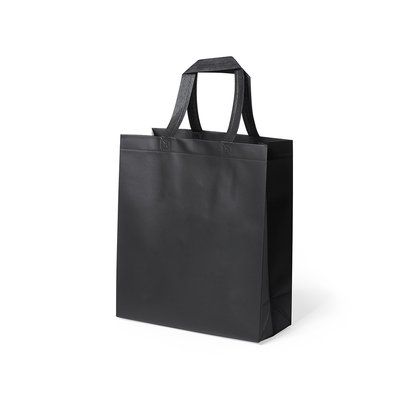 Bolsa non-woven laminado de asas cortas reforzadas Neg