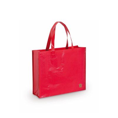 Bolsa en non-woven laminado brillante Roj