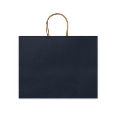 Bolsa de papel con asas reforzadas Marino