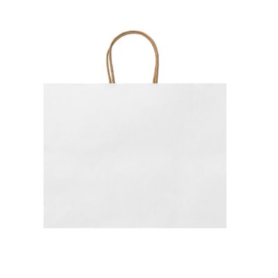 Bolsa de papel con asas reforzadas