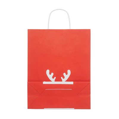 Bolsa papel grande navideña